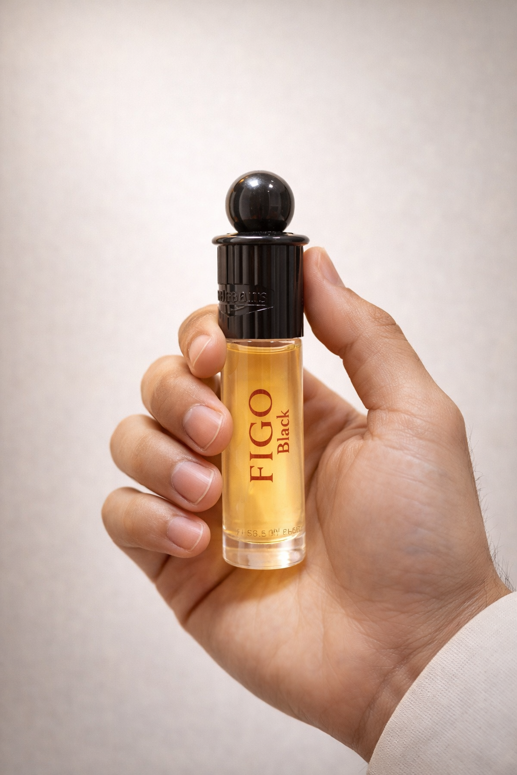 AL-NUAIM Figo Black 6ML Roll-on Attar (Alcohol -free) for mens