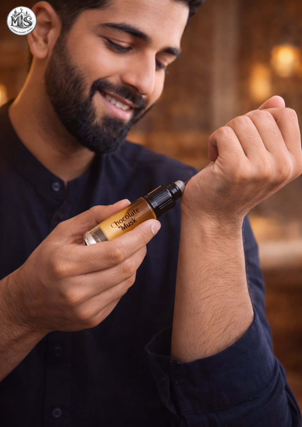 AL-NUAIM Chocolate Musk 6ML Roll-On Attar (Alcohol-Free) for mens